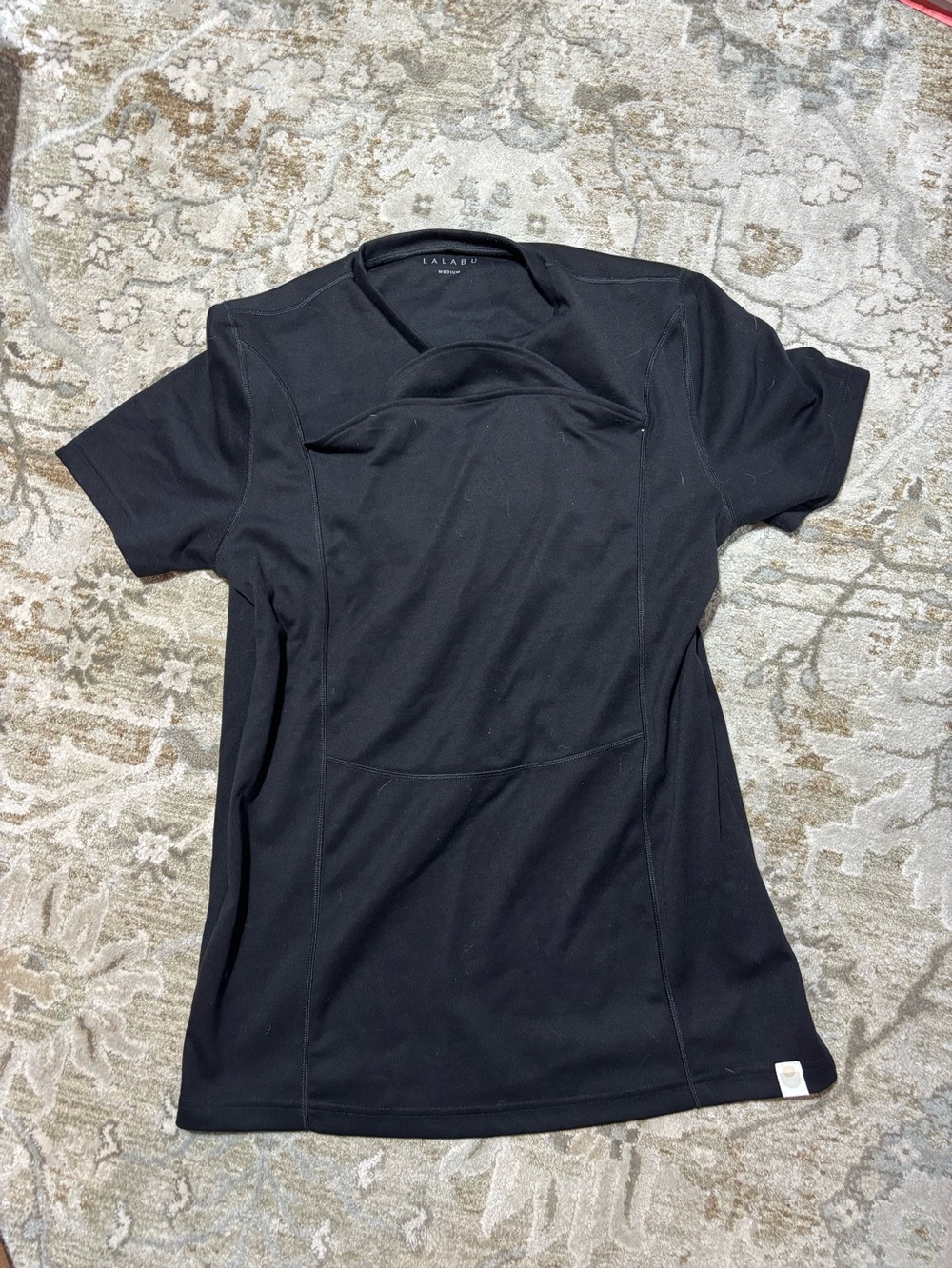 Lalabu dad shirt baby wearing v neck size medium